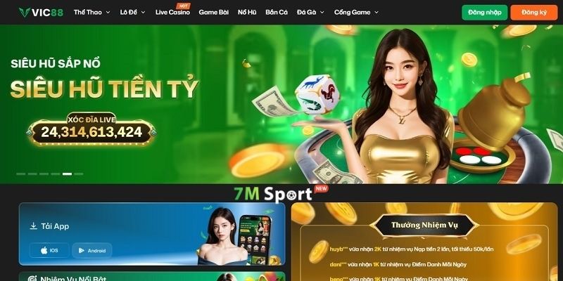 VIC88 - Nhà cái hiện đại đang là tâm điểm chú ý trên thị trường